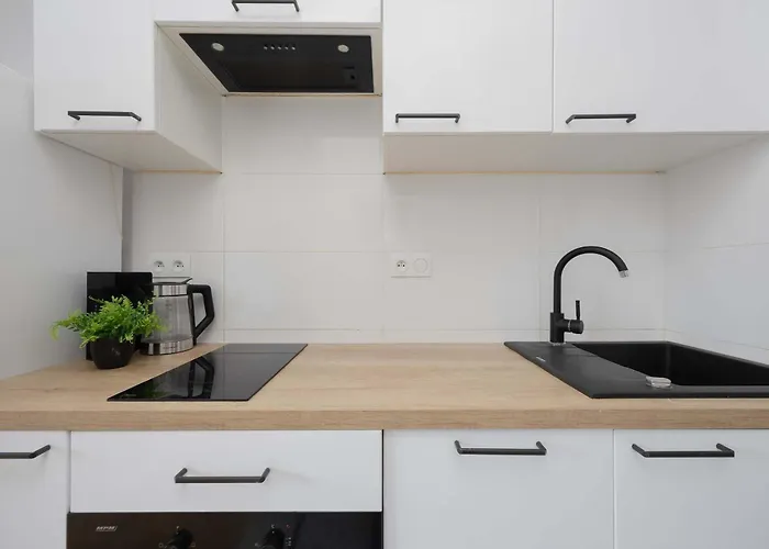 Compact For 2 In With Air Conditioning By Renters Varšava